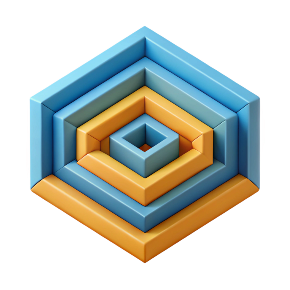 tranquil fascinating Abstract geometric pattern, flat color, crisp edges, with Scalable Design. handcrafted png