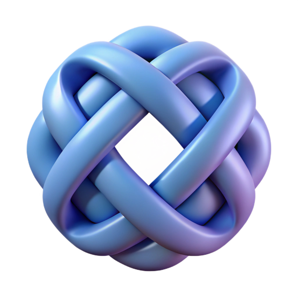 magnificent rare Interlaced ribbon pattern, flat color, crisp edges, with Scalable Design. png