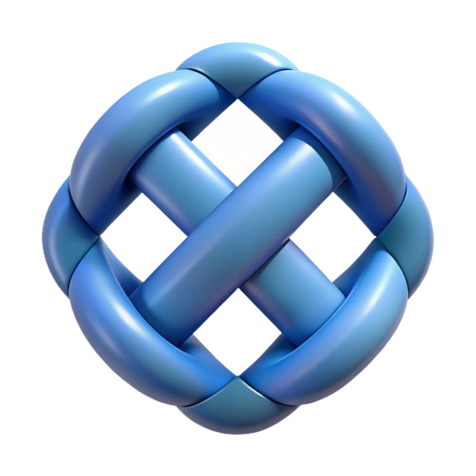 wonderful minimalist Interlaced ribbon pattern, flat color, crisp edges, with Scalable Design. elite png