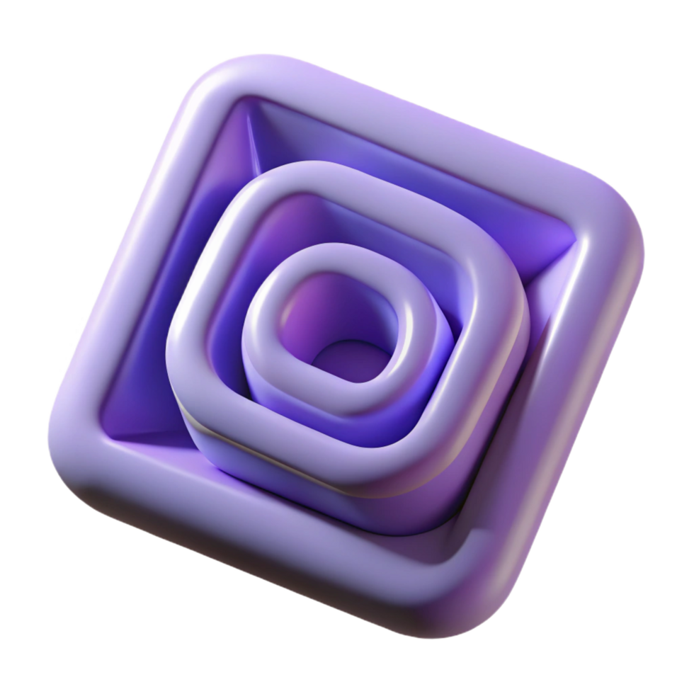 melancholic magnificent Geometric square spiral, crisp edges, single-weight stroke, with Scalable Design. authentic png