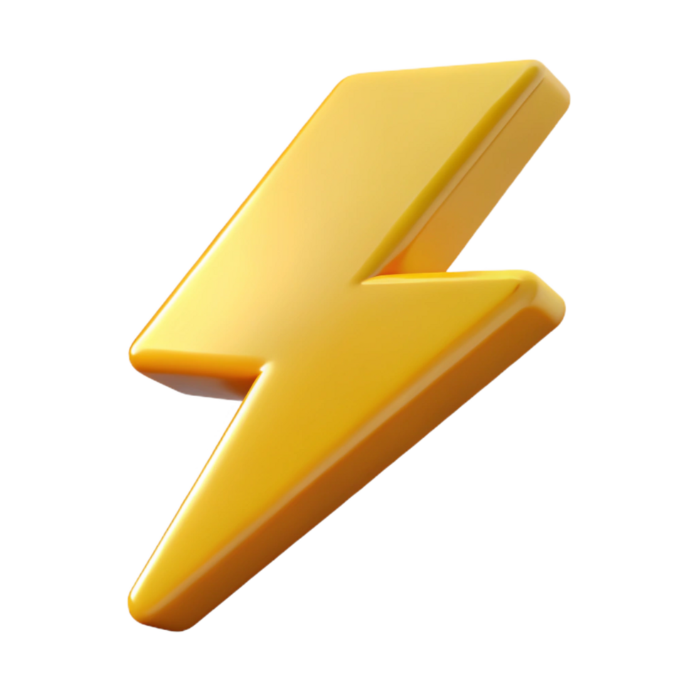 hypnotic intense retro Geometric lightning bolt symbol. Single-weight stroke, scalable, minimal with Scalable Design. 8K png