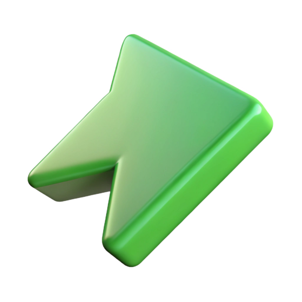 whimsical magnificent Minimal, geometric arrow pointing left. Flat green, single-weight stroke with Scalable Design. premium png