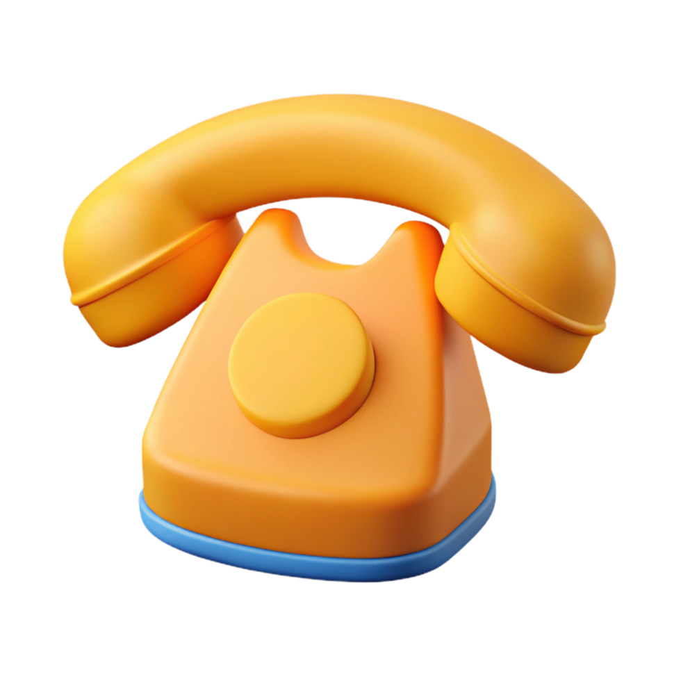 dramatic acclaimed Telephone pictogram. Minimal, clean lines, flat color with Scalable Design. png