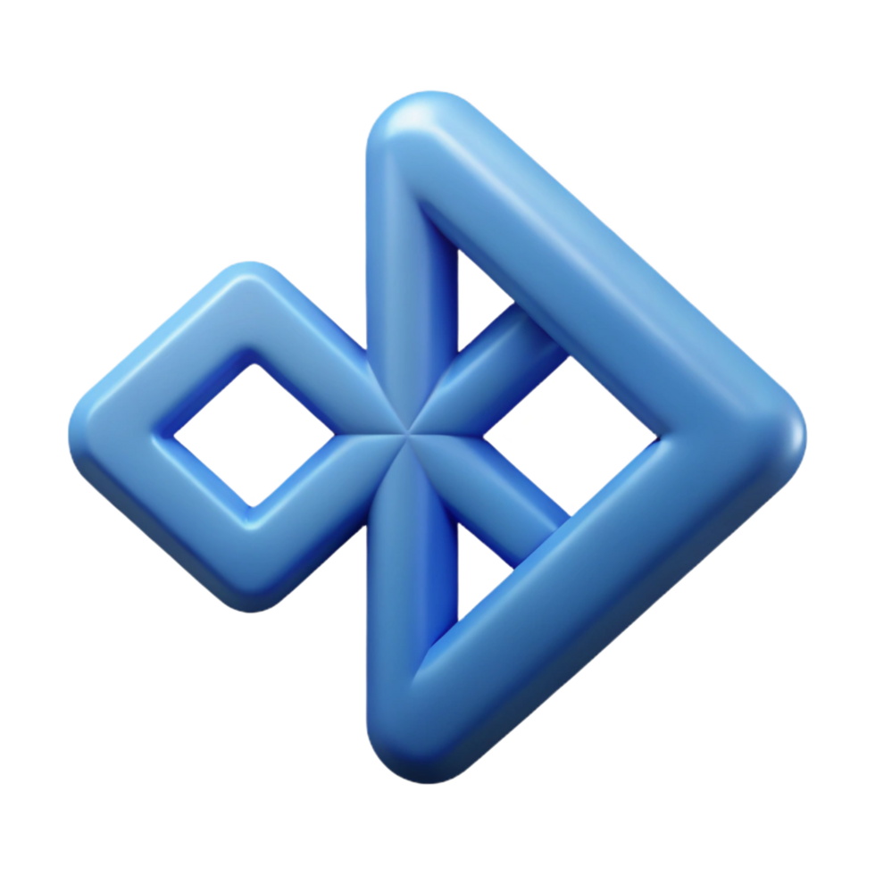 sumptuous calm contemporary Scalable Bluetooth symbol. Clean lines and crisp edges. Flat color, minimal with Scalable Design. professional png