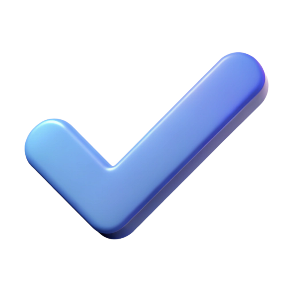 splendid tranquil victorian Minimalist check mark symbol. Clean lines, flat color, with Scalable Design. crisp png
