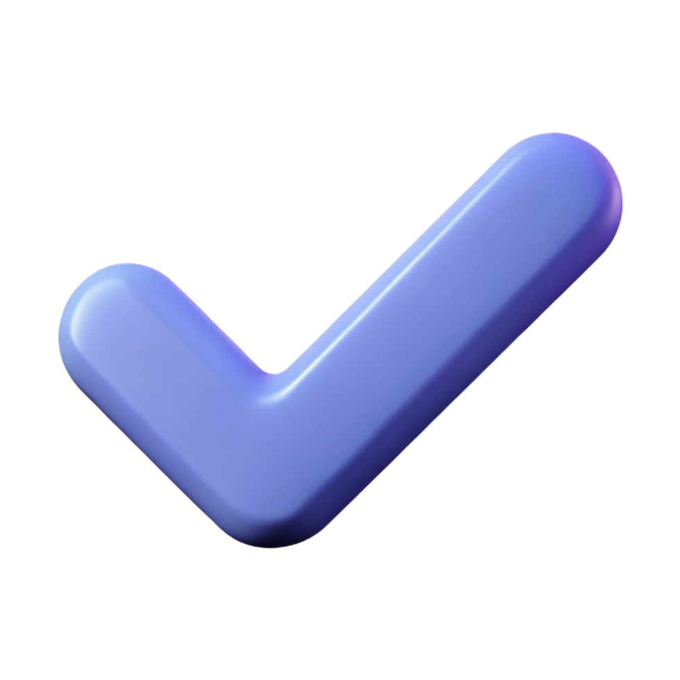 splendid standout Minimalist check mark symbol. Clean lines, flat color, with Scalable Design. png