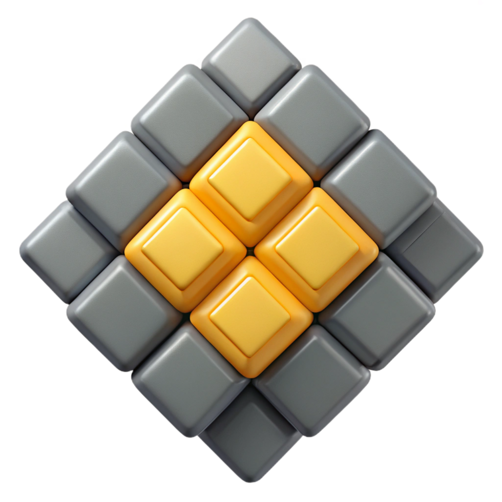 memorable renaissance Geometric pattern of squares. Clean lines, symmetrical, flat color with Scalable Design. refined png