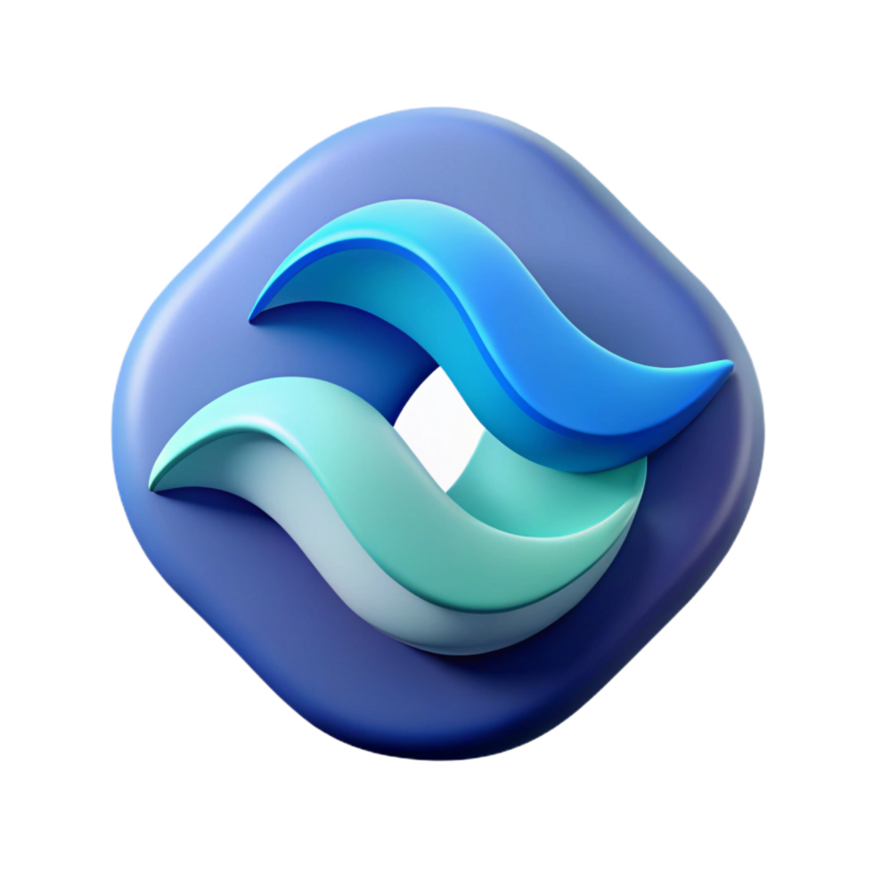 rare urban Minimal logo featuring a stylized wave with geometric shapes. Clean lines, with Scalable Design. original png