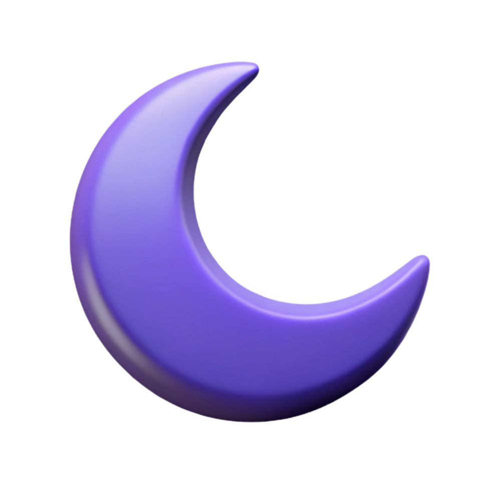 joyful serene Minimalist logo featuring a stylized crescent moon. Crisp edges, single-weight stroke with Scalable Design. 8K png