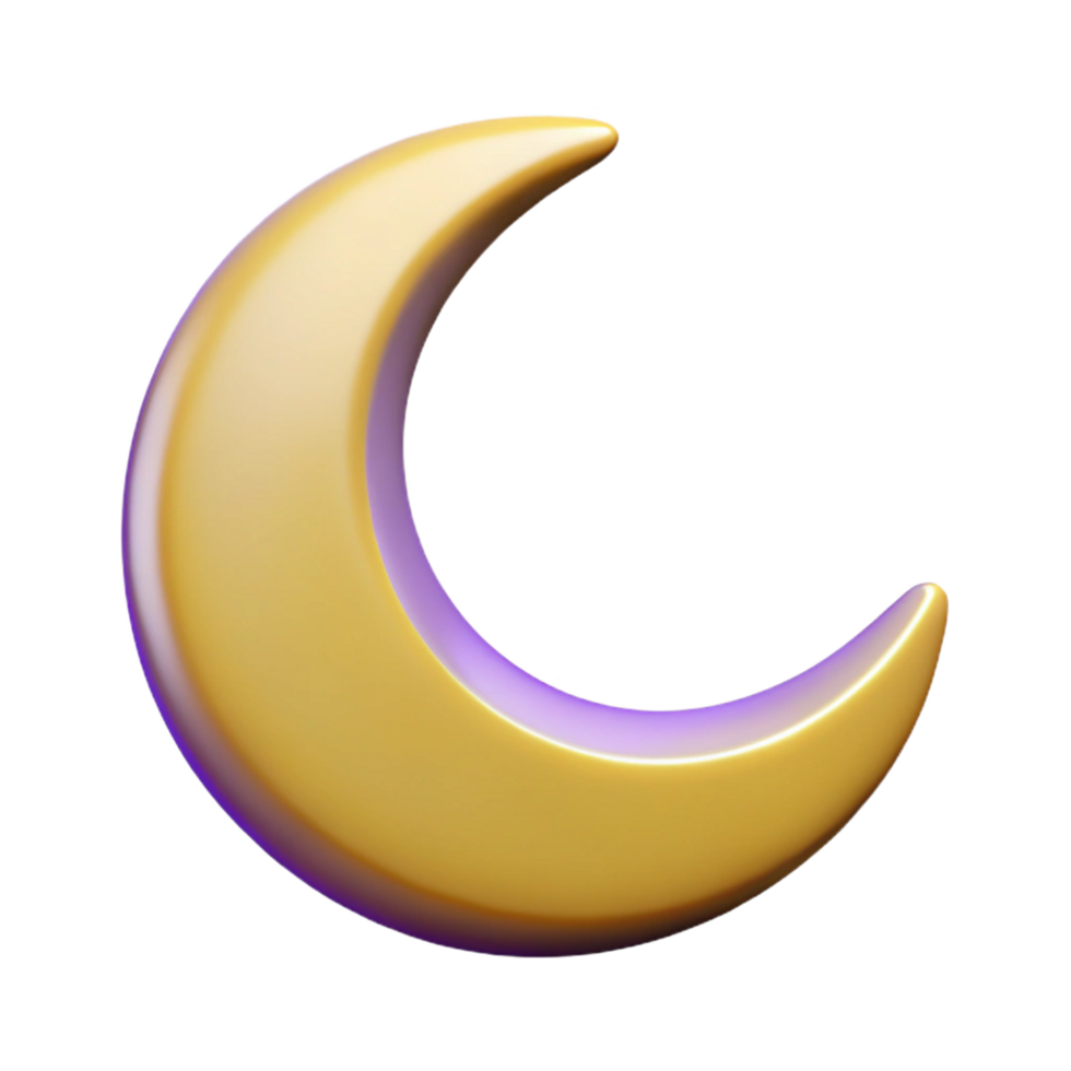 majestic dreamy urban Single-weight stroke outline of a crescent moon. Crisp edges, flat color. with Scalable Design. refined png