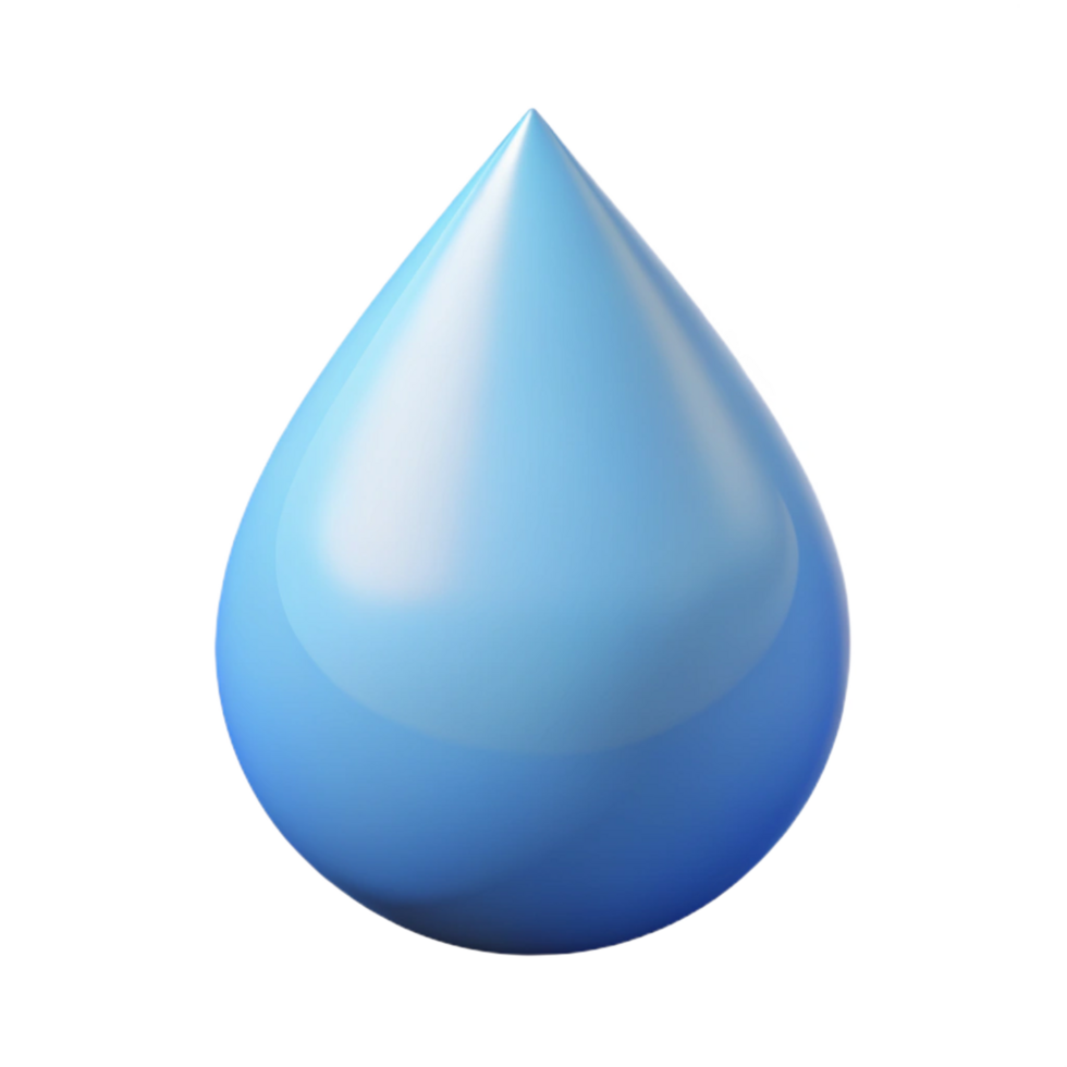 alluring futuristic Minimal, geometric depiction of a droplet. Flat color with Scalable Design. premium png