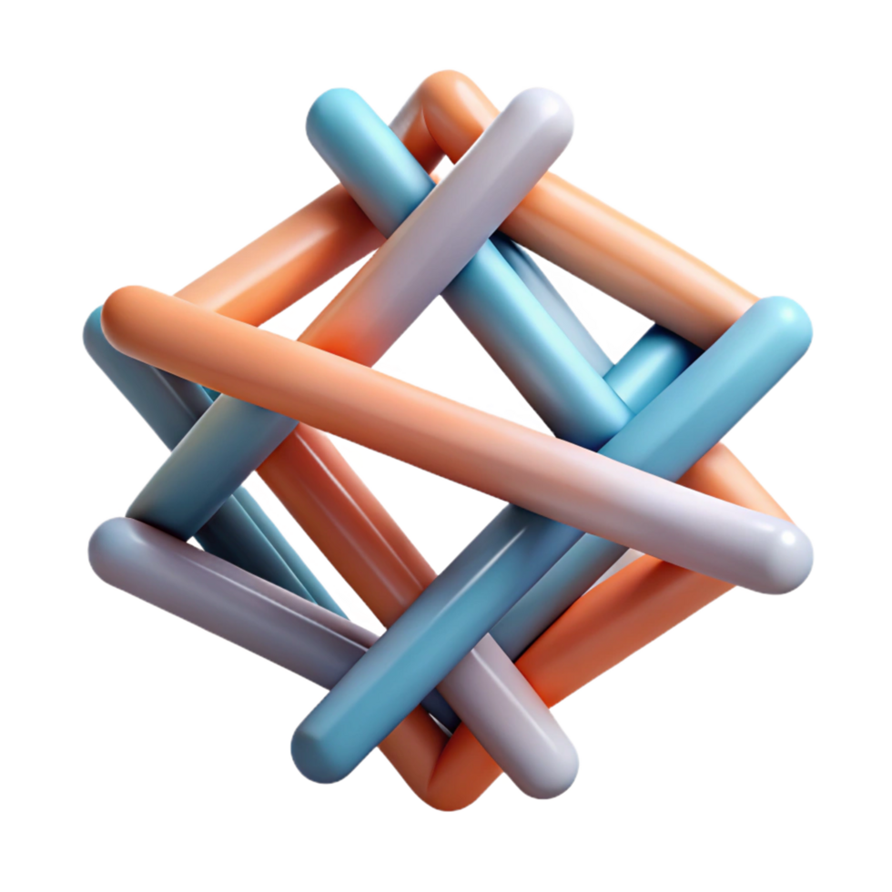 striking abstract Abstract composition of intersecting lines. Clean lines, flat color. with Scalable Design. precision png
