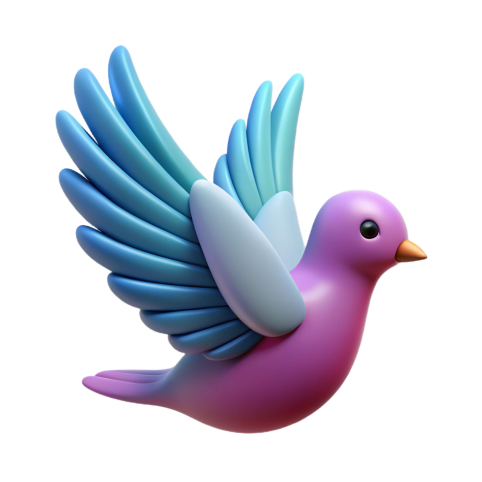 radiant organic Clean lines forming a stylized bird in flight. Flat color, with Scalable Design. fine detail png