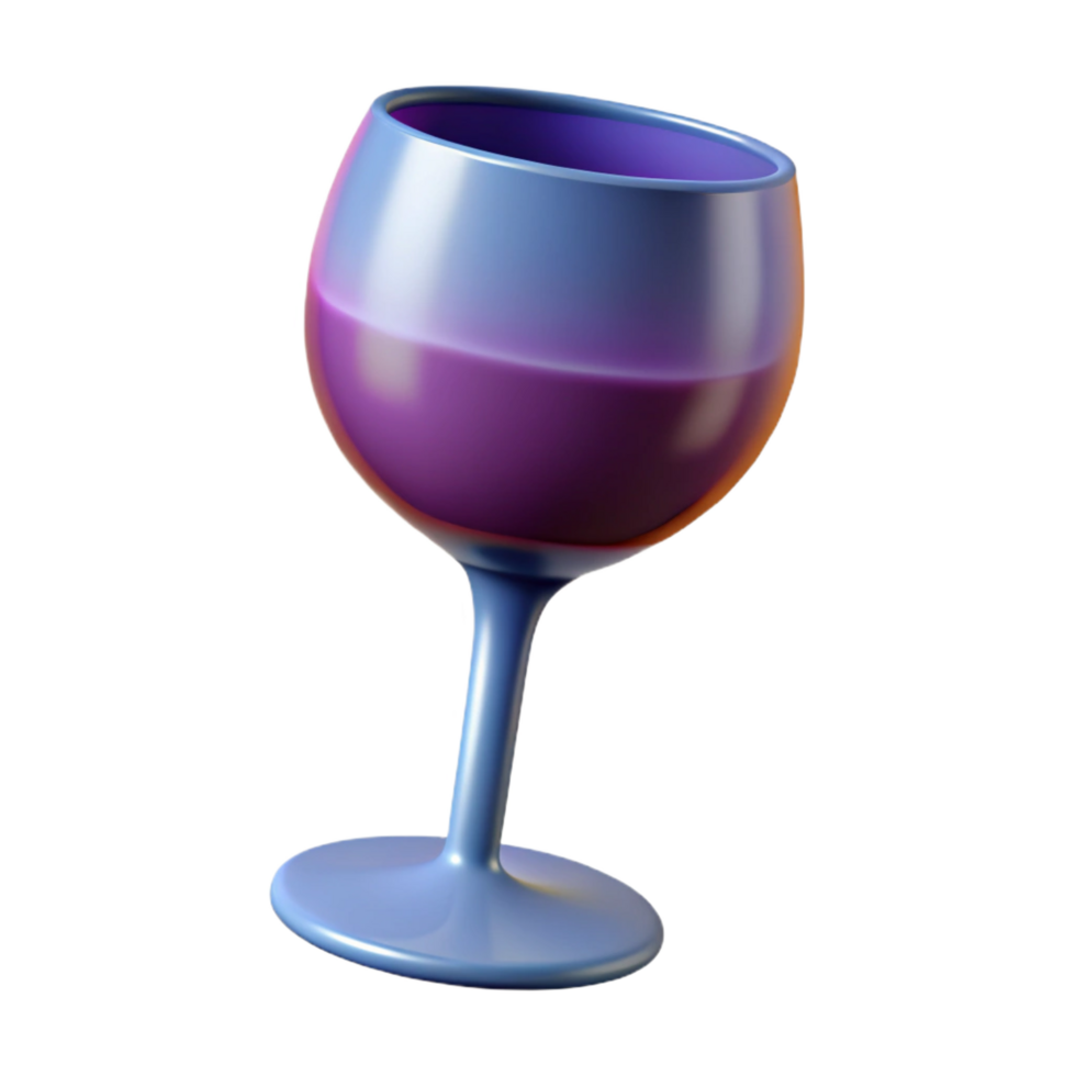 signature art deco Scalable wine glass. Crisp edges, flat color with Scalable Design. professional png