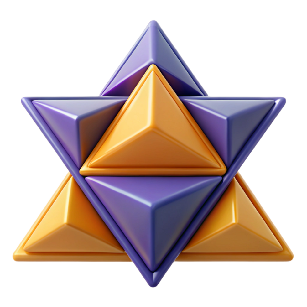 splendid mysterious futuristic Symmetrical arrangement of triangles. Flat color, clean lines. with Scalable Design. handcrafted png