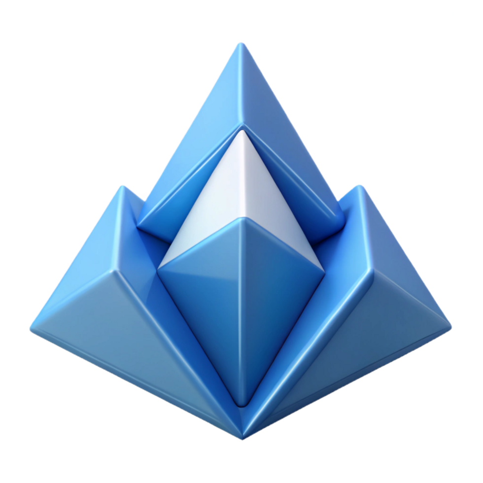 dynamic glorious Symmetrical arrangement of triangles. Flat color, clean lines. with Scalable Design. flawless png
