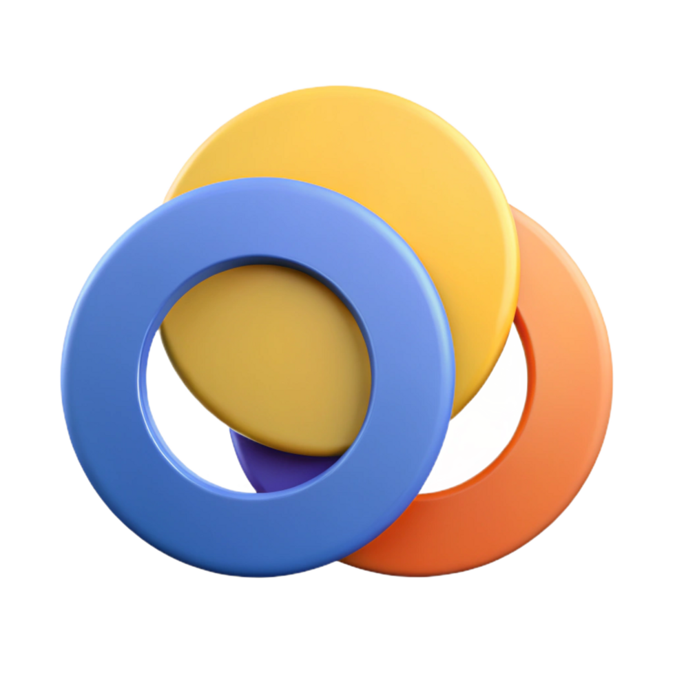 sumptuous peaceful baroque Symmetrical arrangement of overlapping circles. Single-weight stroke with Scalable Design. crisp png