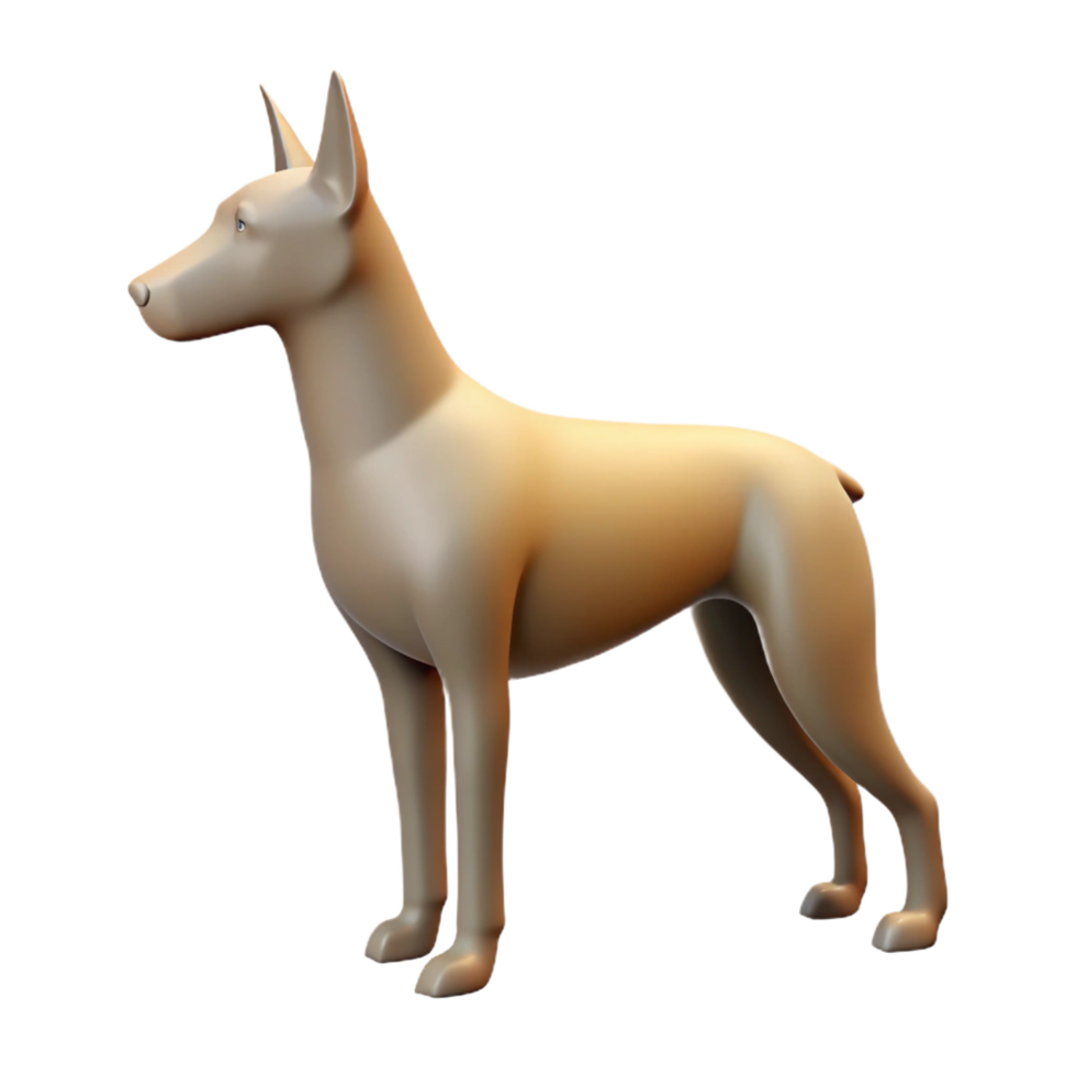 striking art deco Minimalist dog silhouette. Sharp edges, flat color, with Scalable Design. luxury png