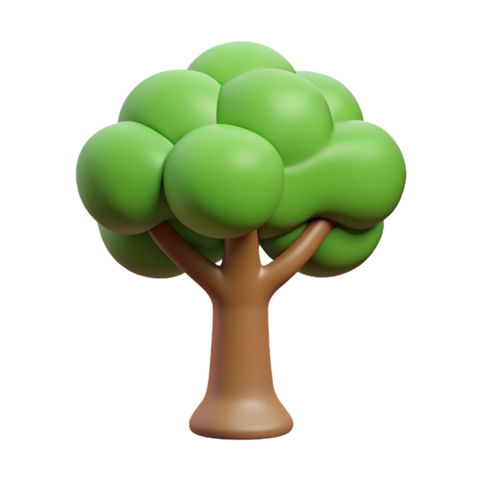 mesmerizing memorable Flat color outline of a stylized tree. Single-weight stroke, clean lines, with Scalable Design. png