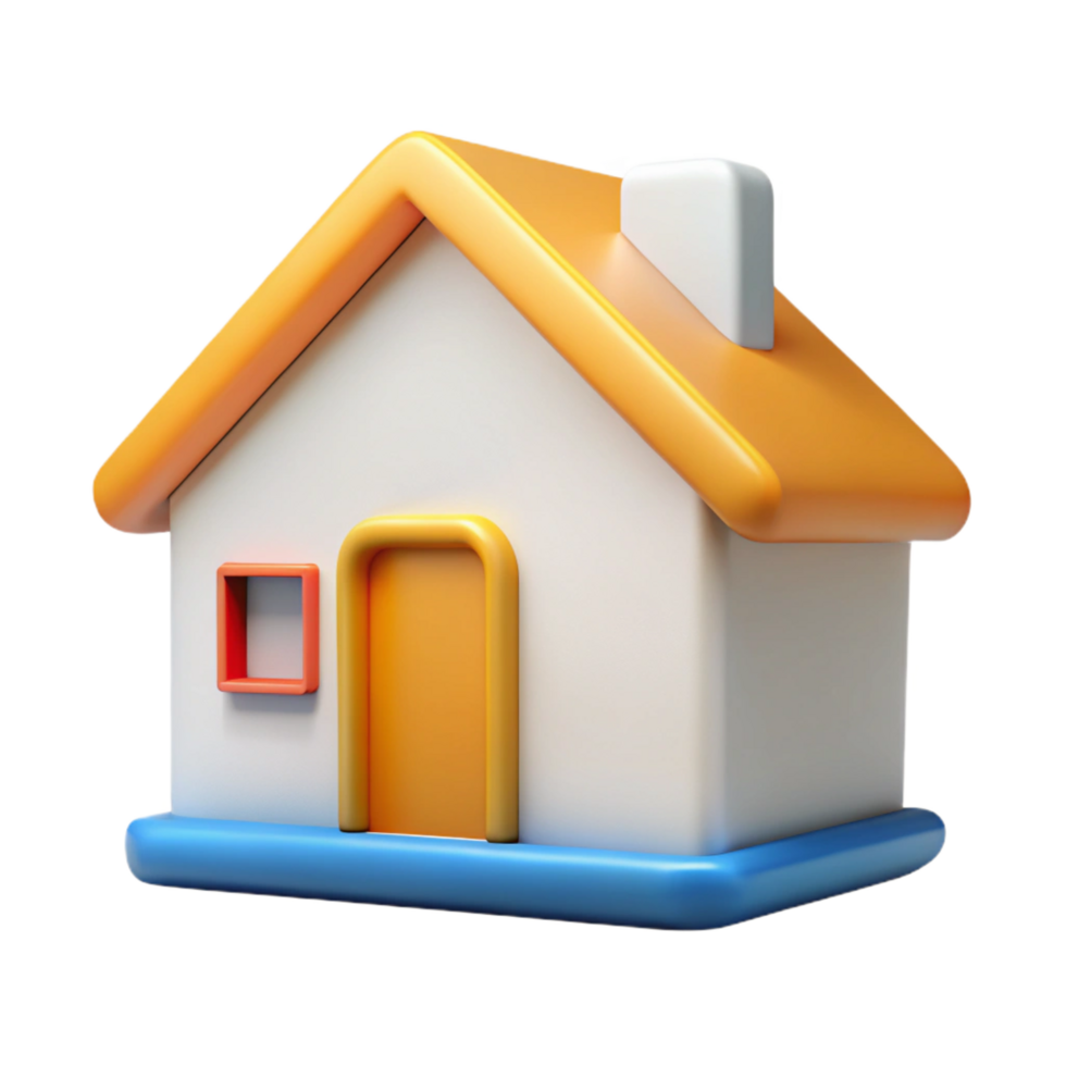 enchanting traditional Crisp edges outline of a house. Minimal, flat color, clean lines with Scalable Design. ultra HD png