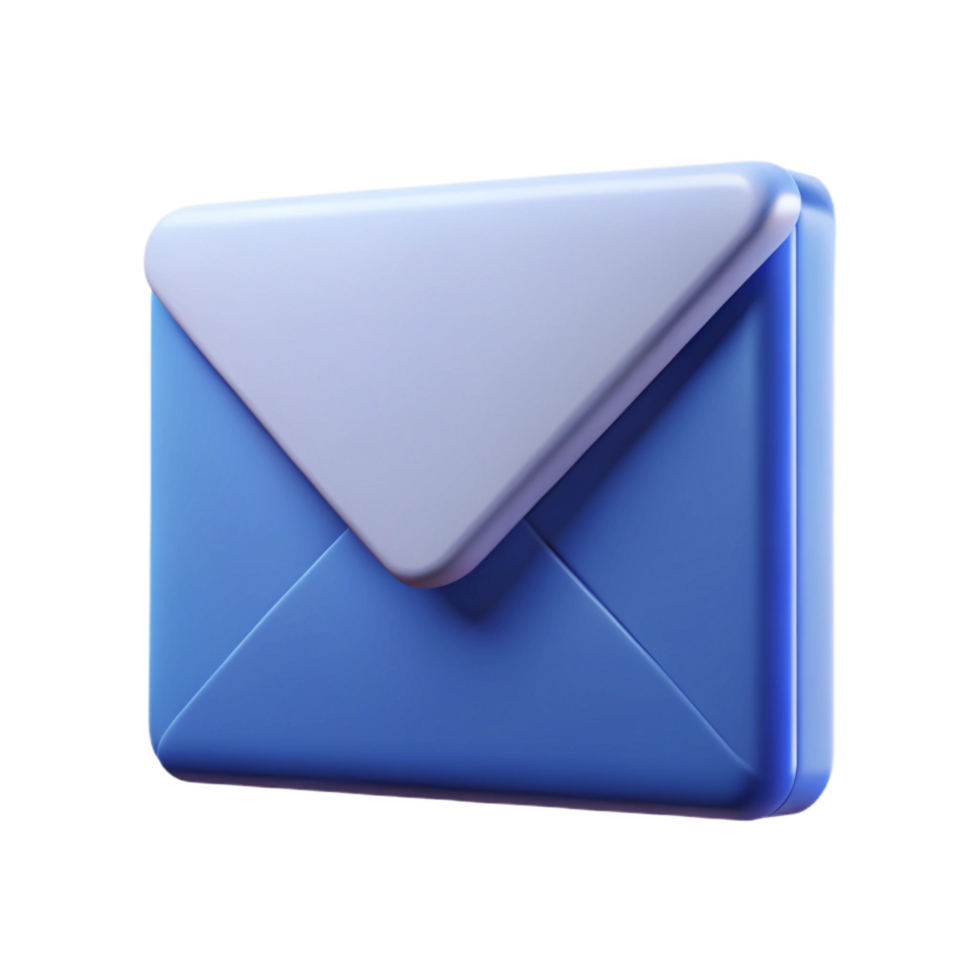 dreamy extraordinary Minimalist envelope icon. Sharp edges, flat color, with Scalable Design. crisp png