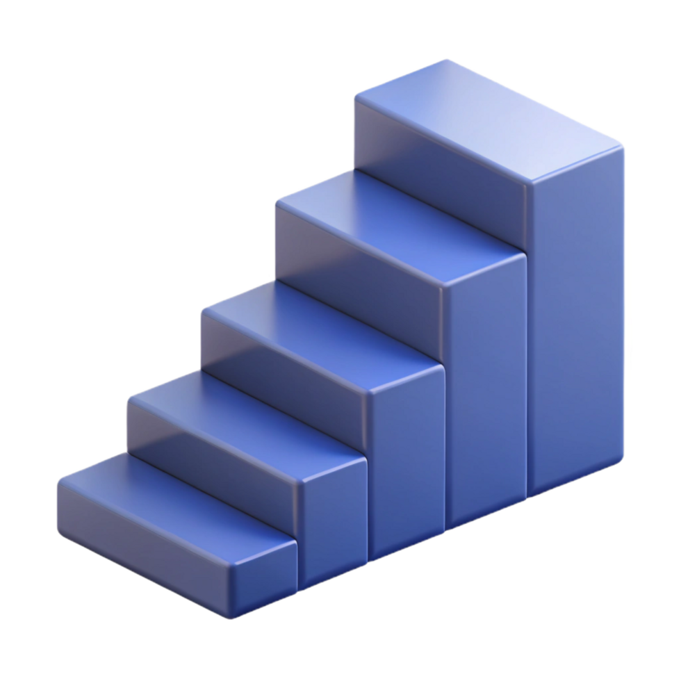 passionate captivating Abstract composition of rectangles forming a staircase. Crisp edges, minimal with Scalable Design. detailed png