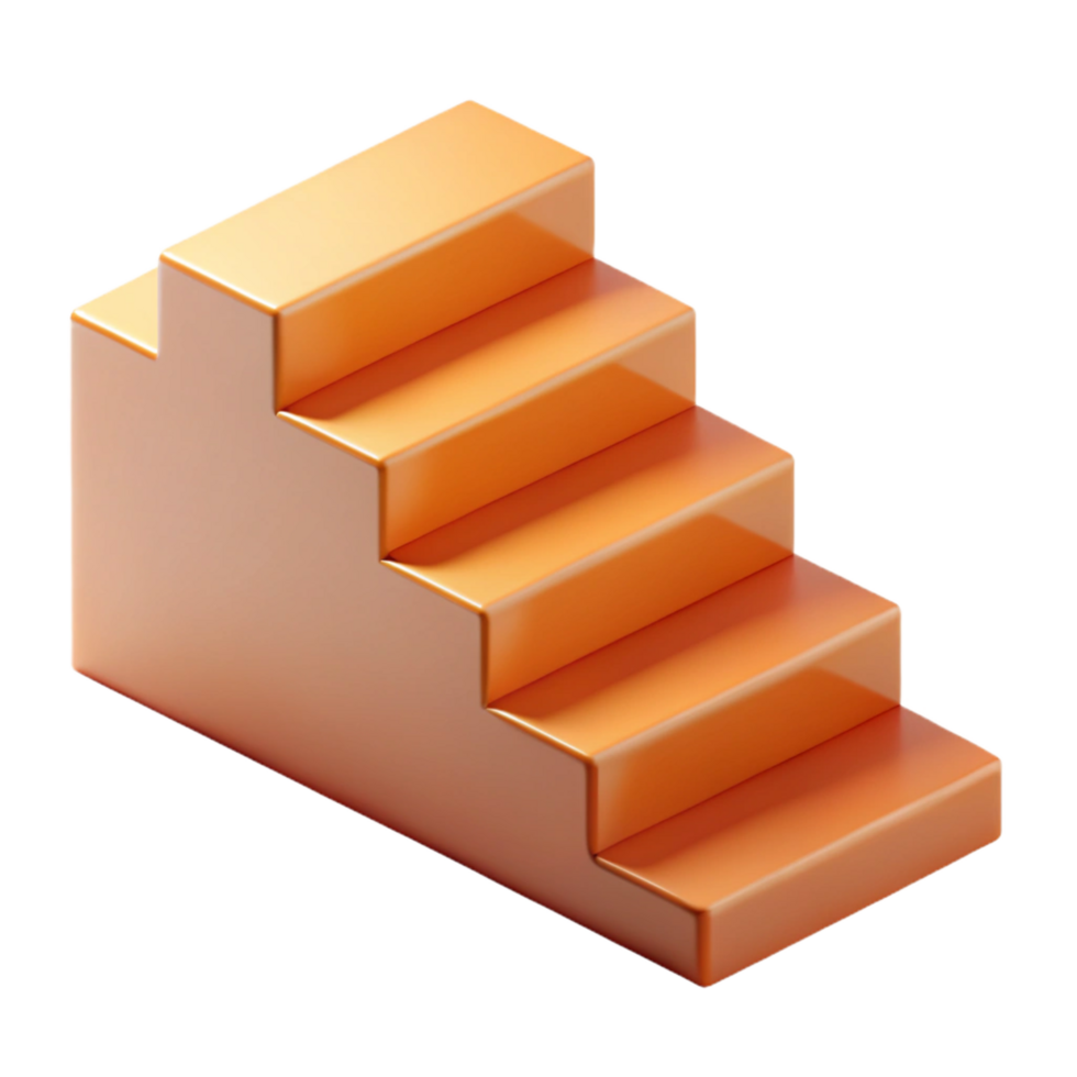 dynamic majestic Abstract composition of rectangles forming a staircase. Crisp edges, minimal with Scalable Design. crisp png