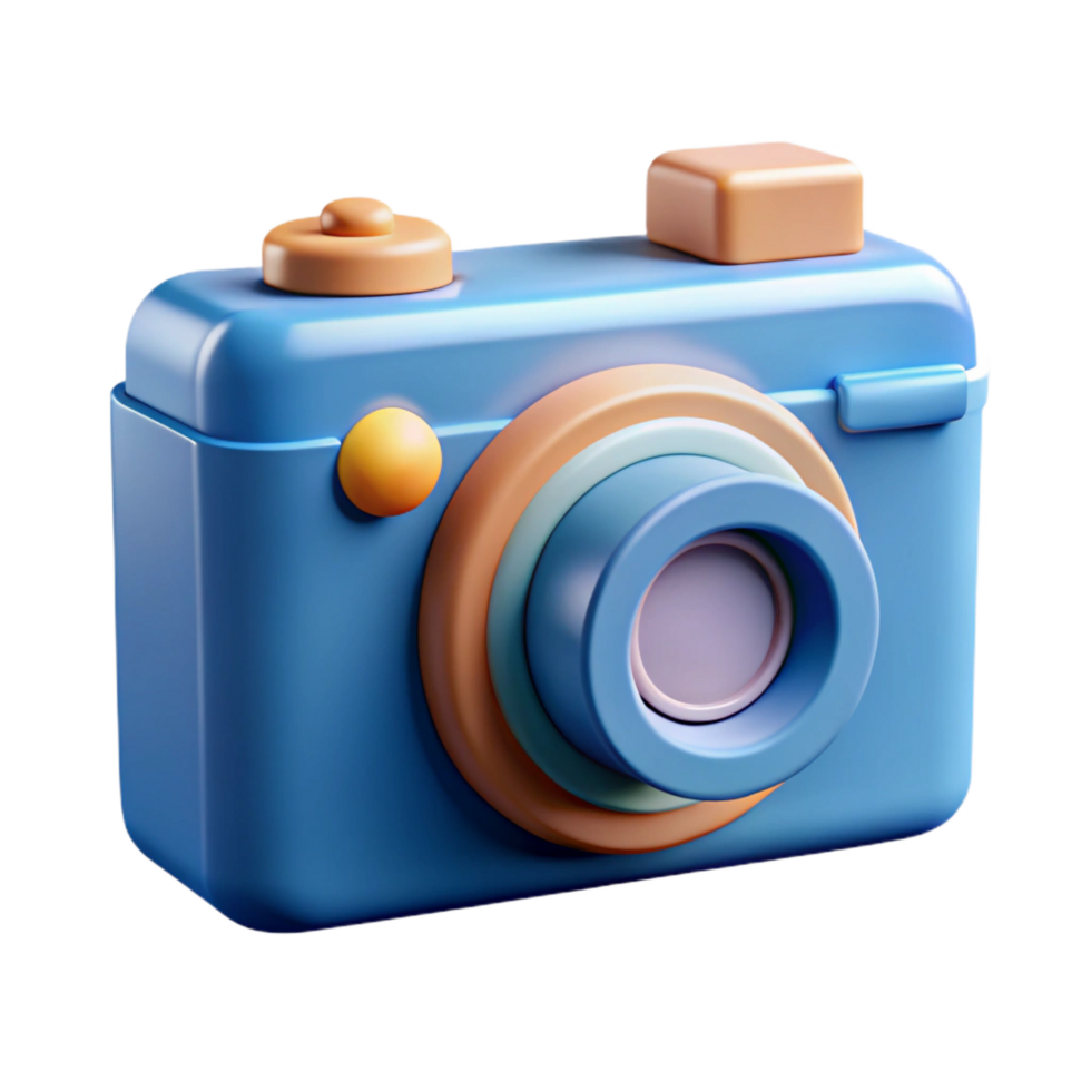 striking standout Crisp edges outline of a camera. Minimal, flat color, clean lines with Scalable Design. png