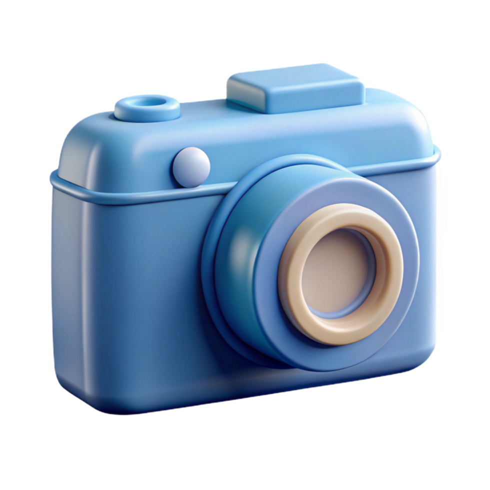 picturesque remarkable Crisp edges outline of a camera. Minimal, flat color, clean lines with Scalable Design. png