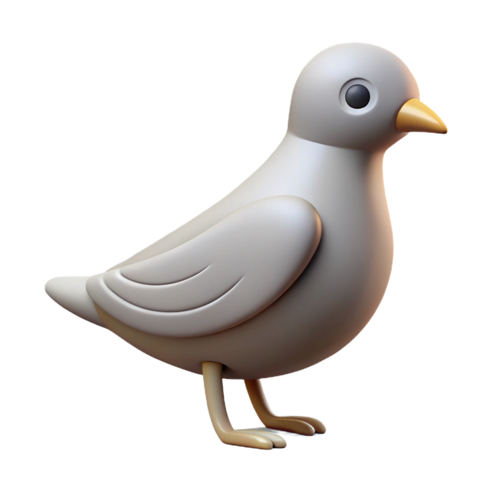 dramatic harmonious futuristic Clean lines outline of a bird. Scalable design, flat color, minimal with Scalable Design. crisp png