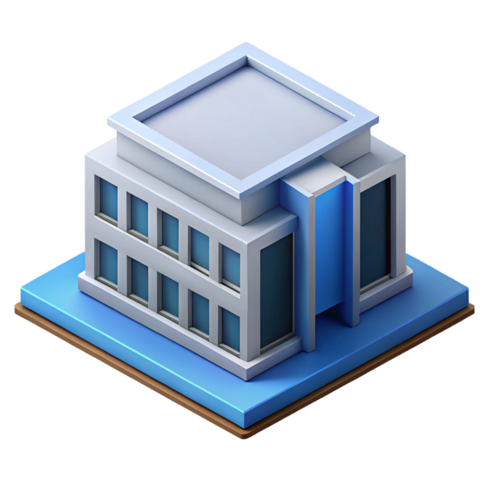 wonderful bold renaissance Isometric projection of a building. Crisp edges, geometric with Scalable Design. expertly shot png