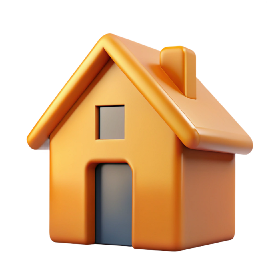 tranquil stunning Stylized, minimal house silhouette. Crisp edges, flat color, with Scalable Design. premium png