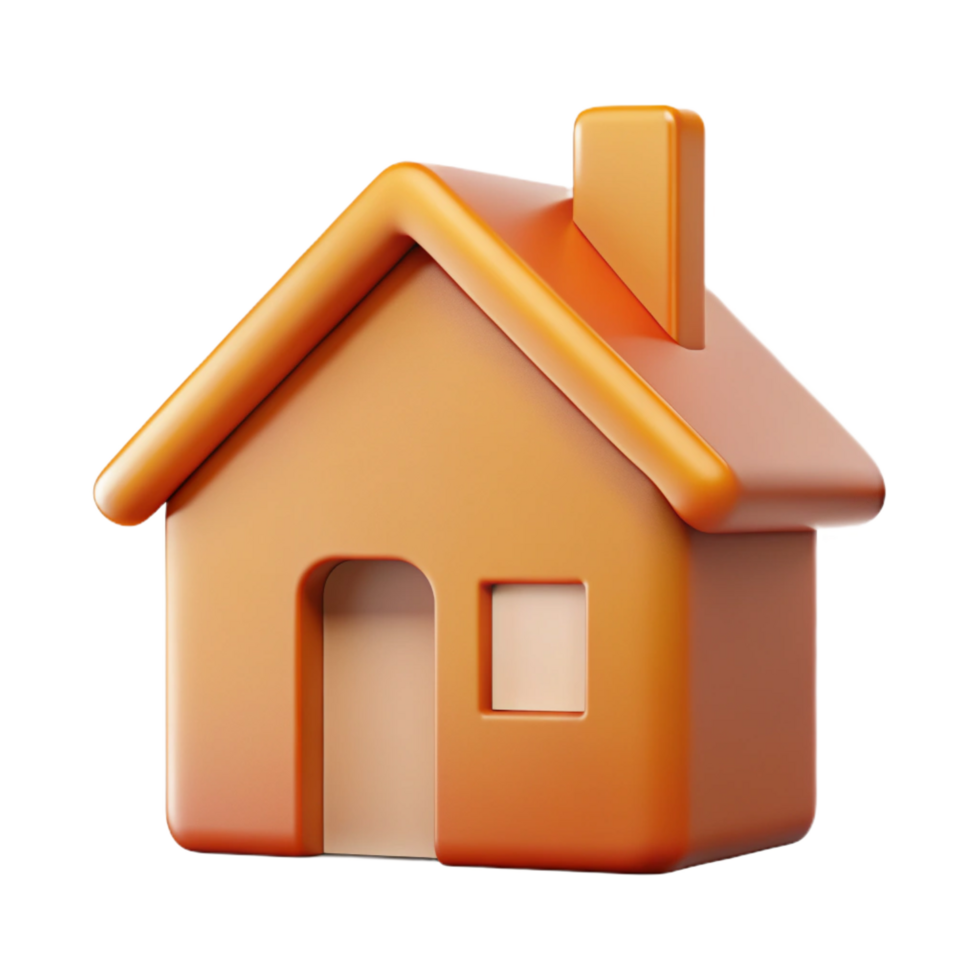 distinguished modern Stylized, minimal house silhouette. Crisp edges, flat color, with Scalable Design. sharp png