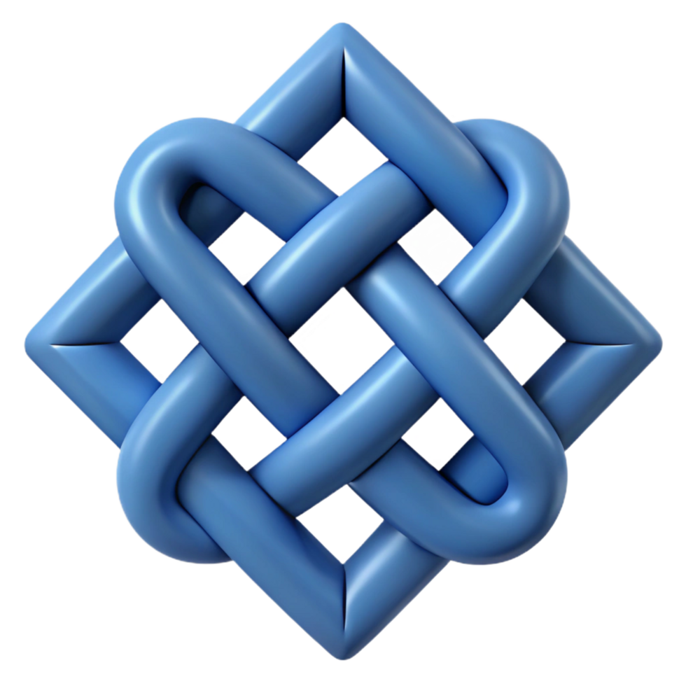 glorious sought-after Geometric pattern of interlocking squares. Crisp edges, flat color, with Scalable Design. png