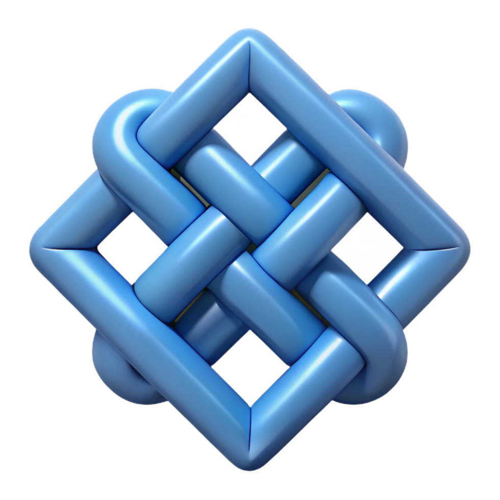 elegant standout Geometric pattern of interlocking squares. Crisp edges, flat color, with Scalable Design. png