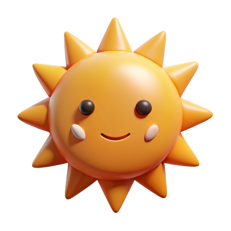 sumptuous celebrated Circular sun character with triangular rays. Crisp edges, flat color, symmetrical design with Scalable Design. png