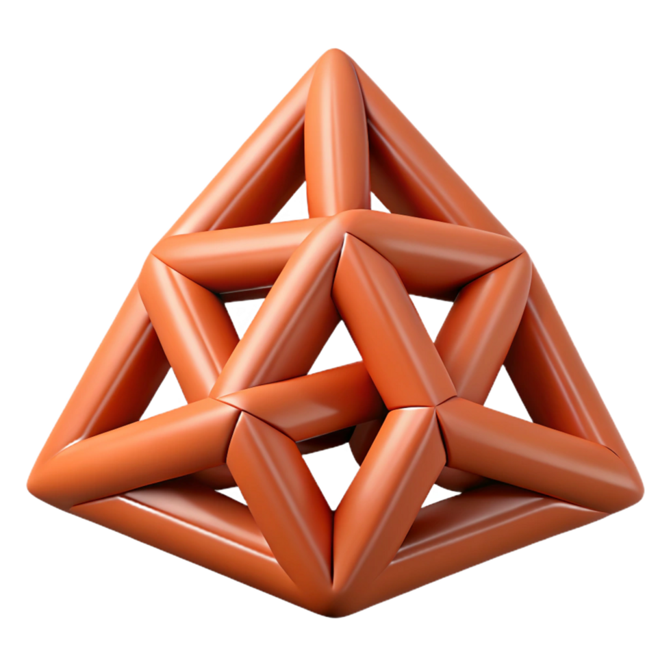 enchanting iconic Geometric pattern of interlocking triangles. Crisp edges, single-weight stroke with Scalable Design. png
