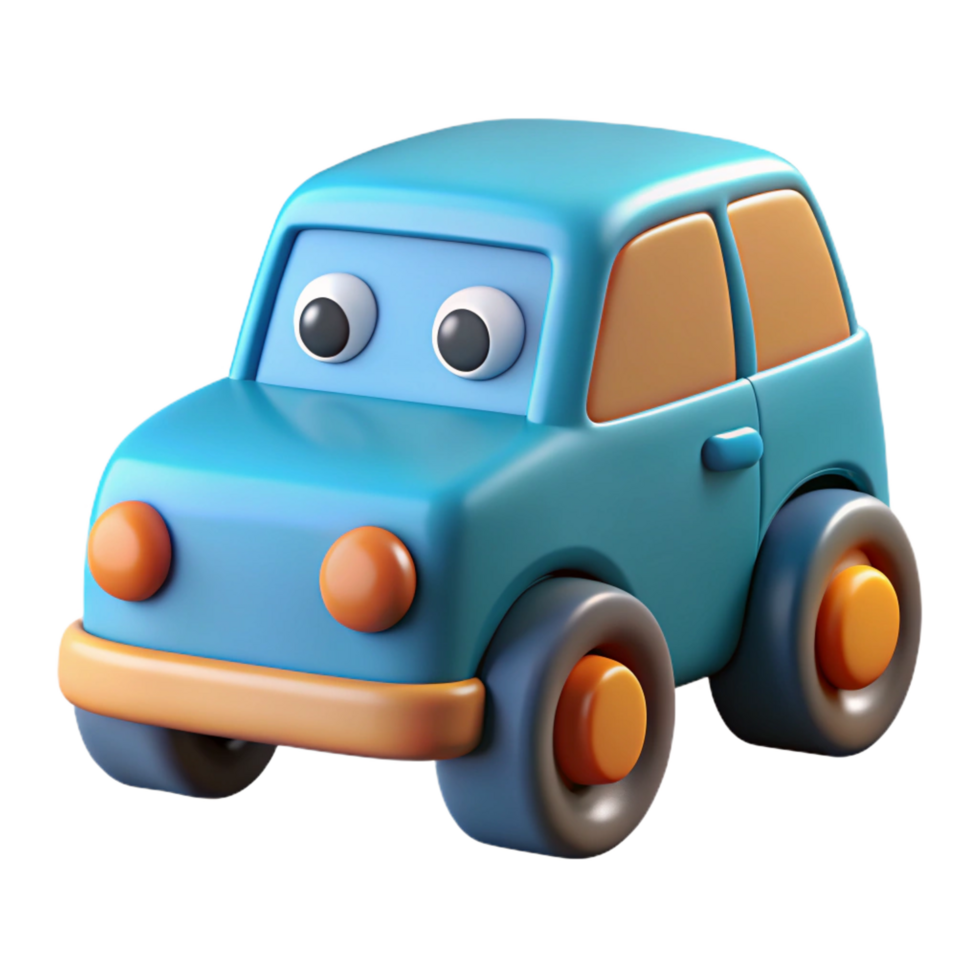 stunning tropical Car character with a rectangular body and circular wheels. Single-weight stroke, flat color, minimal design with Scalable Design. professional png