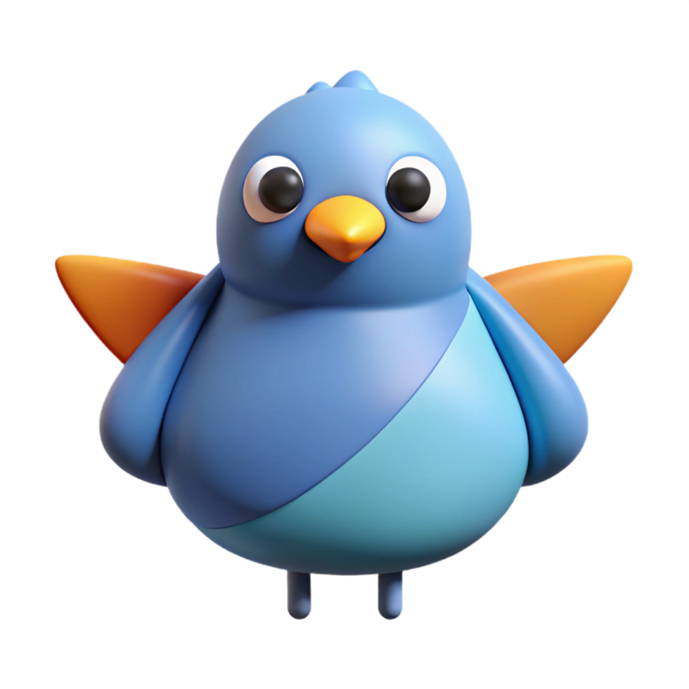 alluring dreamy rustic Bird character with a circular body and triangular wings. Minimal design, flat color, single-weight stroke with Scalable Design. gallery standard png