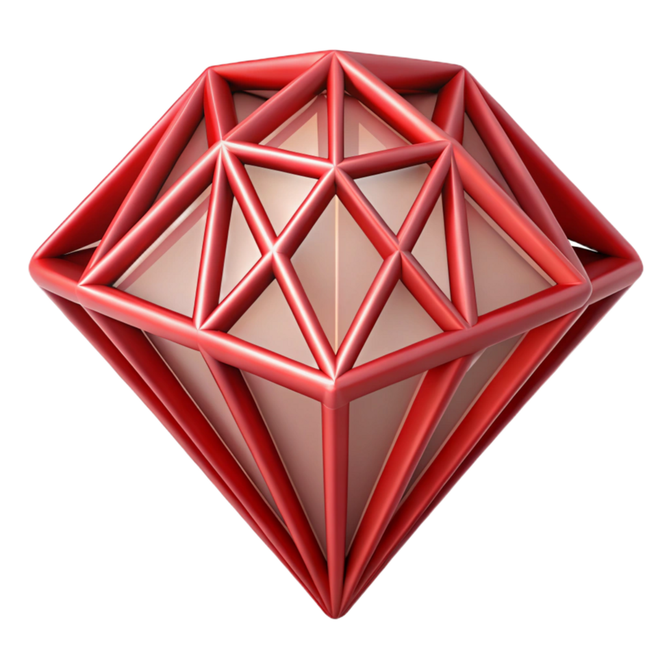 melancholic impressive Geometric pattern of overlapping diamonds. Crisp edges, single-weight stroke with Scalable Design. refined png