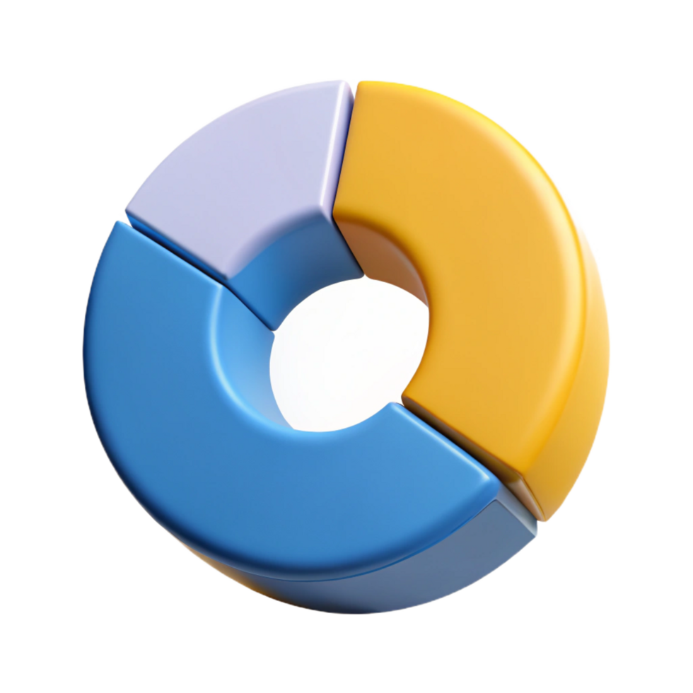 reflective mesmerizing Circular chart divided into segments. Crisp edges, flat color, with Scalable Design. artisan png