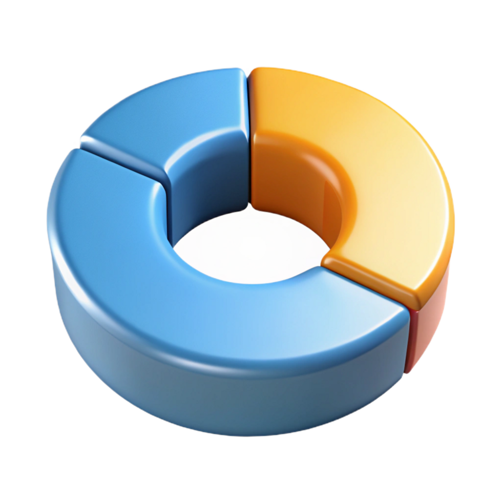 joyful captivating Circular chart divided into segments. Crisp edges, flat color, with Scalable Design. genuine png
