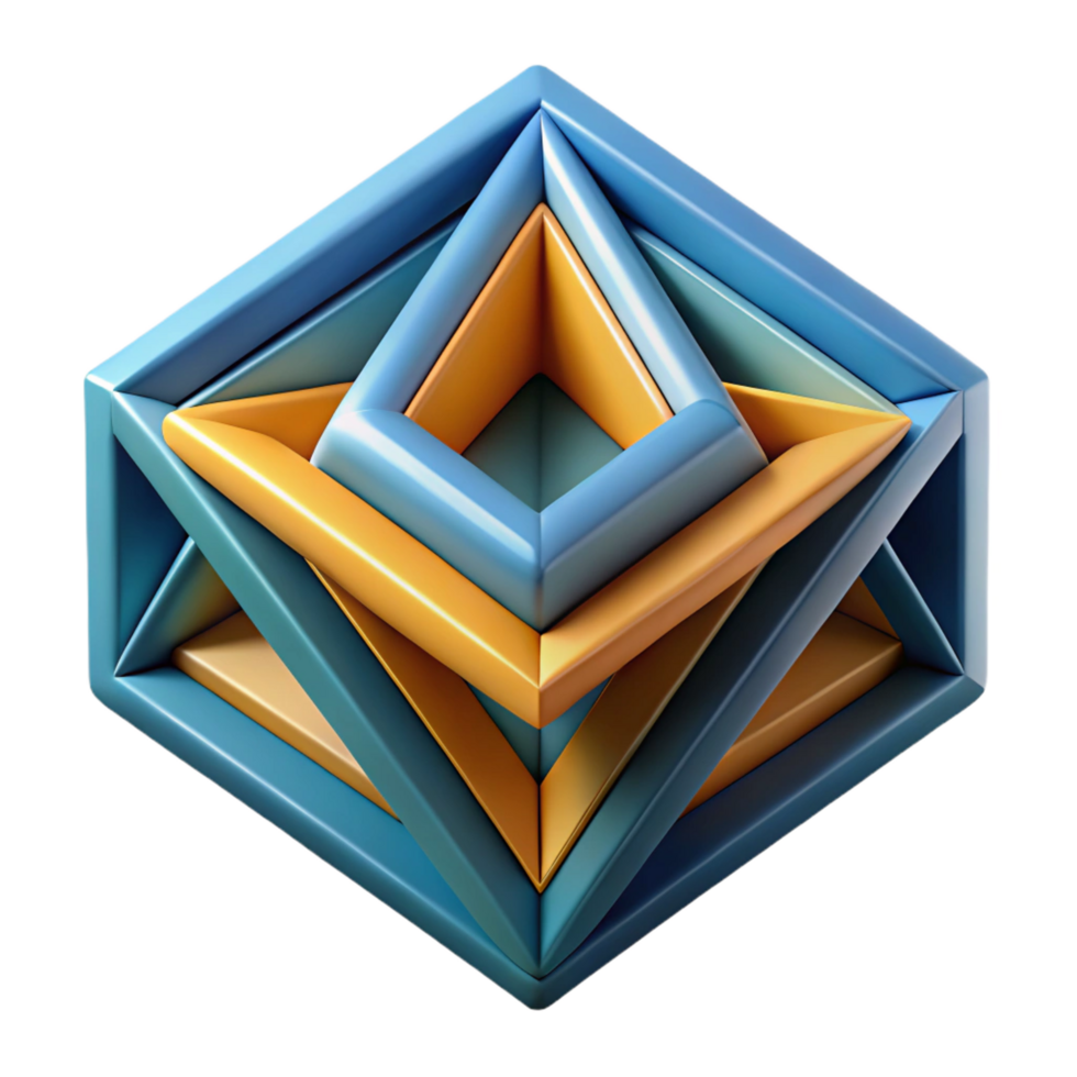 peaceful mesmerizing Geometric triangle with flat color and single-weight stroke. with Scalable Design. artisan png