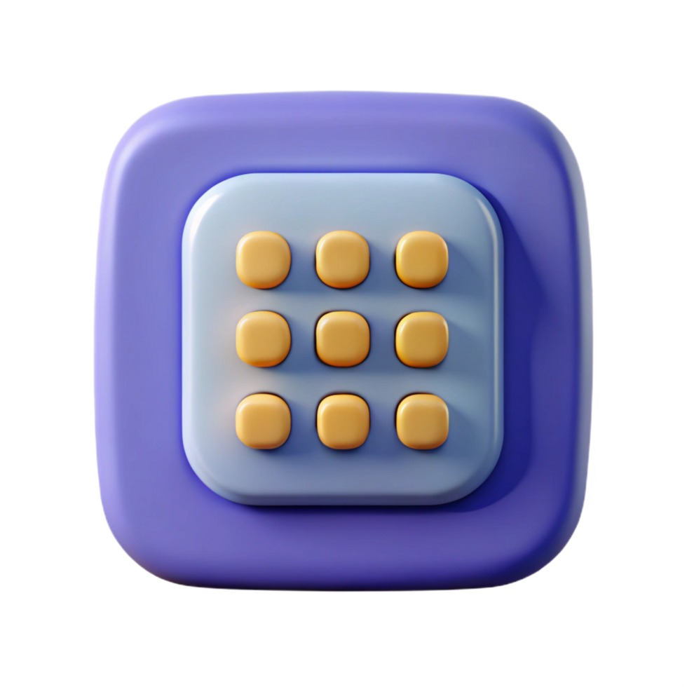 distinguished tropical Phone icon with a keypad. Symmetrical design, flat color, minimal with Scalable Design. impeccable png