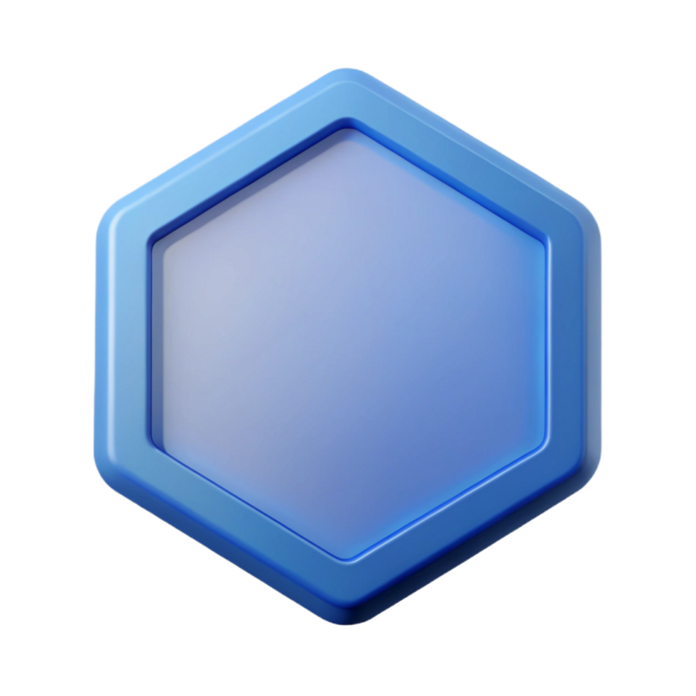 wonderful coveted A single, large hexagon, clean lines, minimal design, flat color with Scalable Design. png