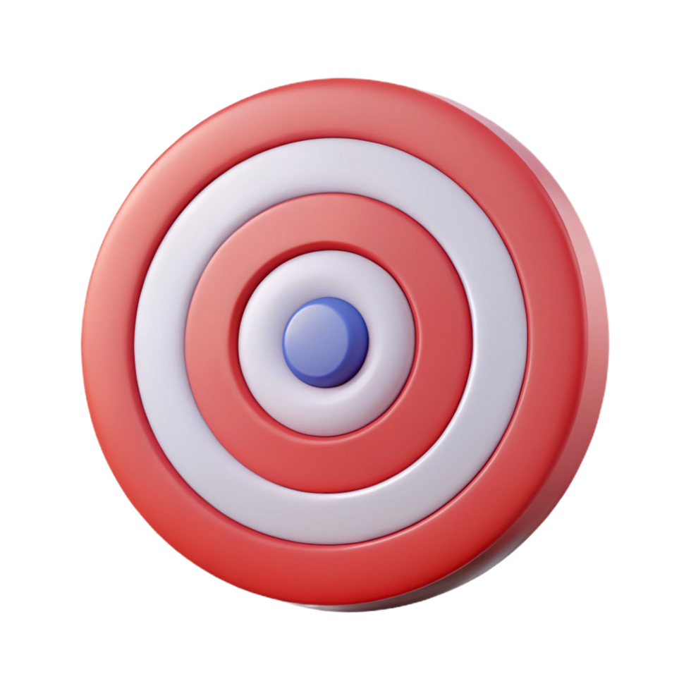 elegant mysterious retro Target icon with concentric circles. Symmetrical design, flat color, minimal with Scalable Design. artisan png
