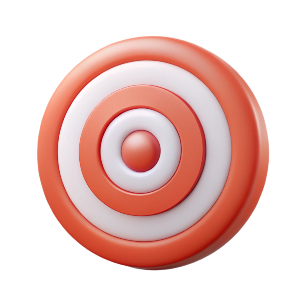 enchanting classic Target icon with concentric circles. Symmetrical design, flat color, minimal with Scalable Design. elite png
