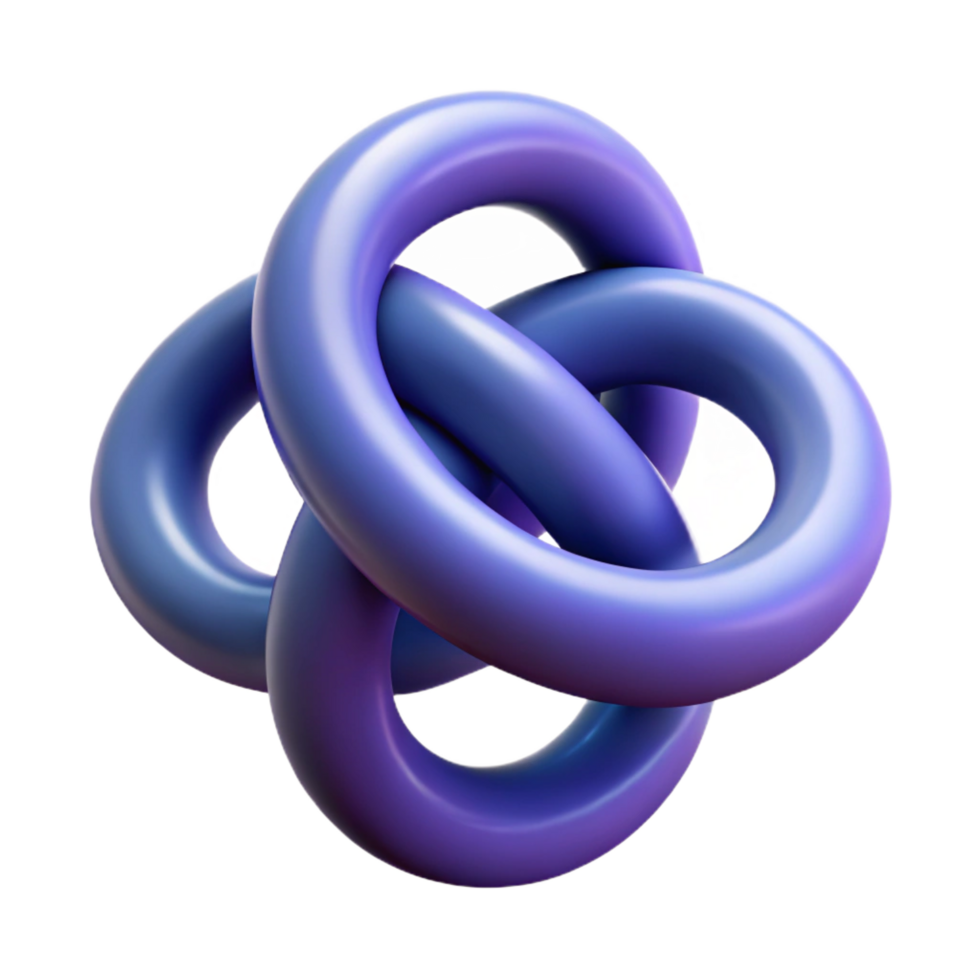 unparalleled retro Intersecting curves forming a loop, single-weight stroke, minimal, geometric with Scalable Design. handcrafted png