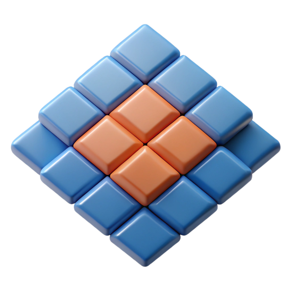 magnificent harmonious rustic Geometric pattern of squares and rectangles, flat color, crisp edges with Scalable Design. gallery standard png