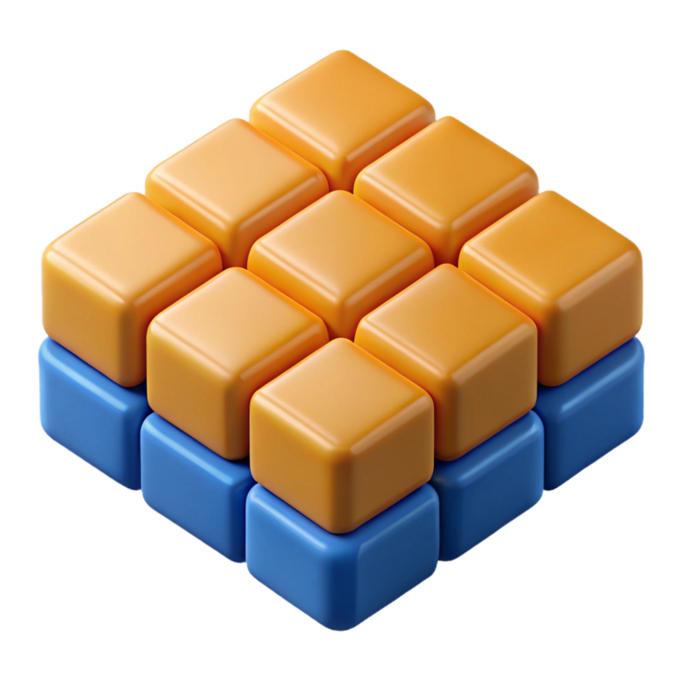 pristine mysterious elegant Geometric pattern of squares and rectangles, flat color, crisp edges with Scalable Design. 4K png
